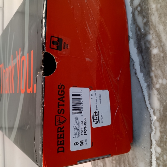 Men's Deer Stag slip on brown loafers New in Box - SZ 9 - Picture 7 of 7